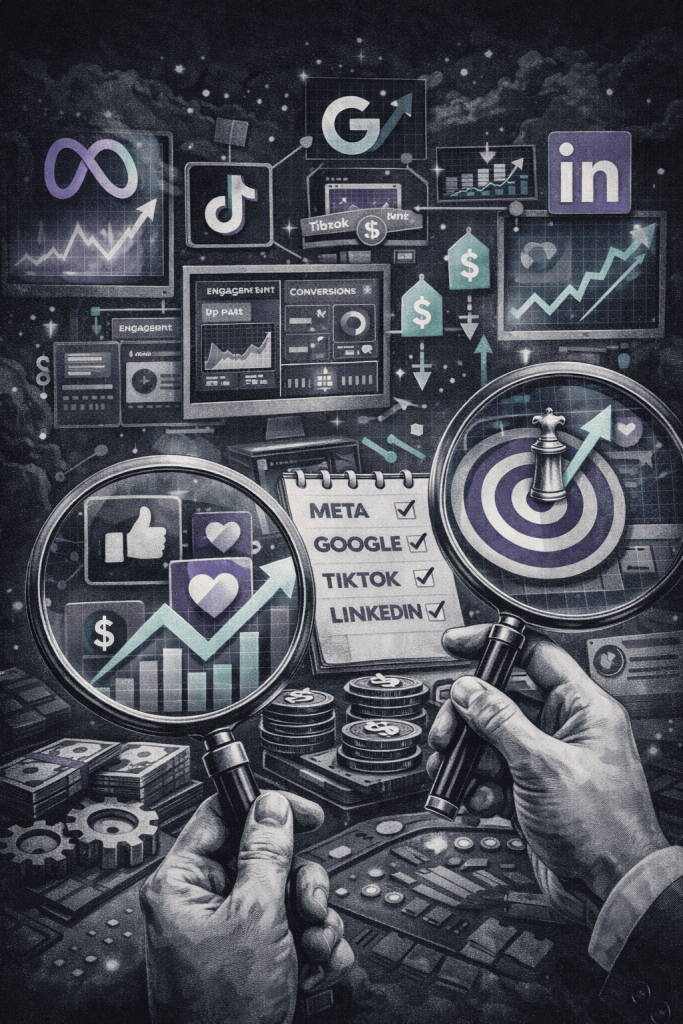 Análisis de la competencia en Paid Media: cómo obtener insights accionables para mejorar tus campañas en Meta, Google, TikTok y LinkedIn